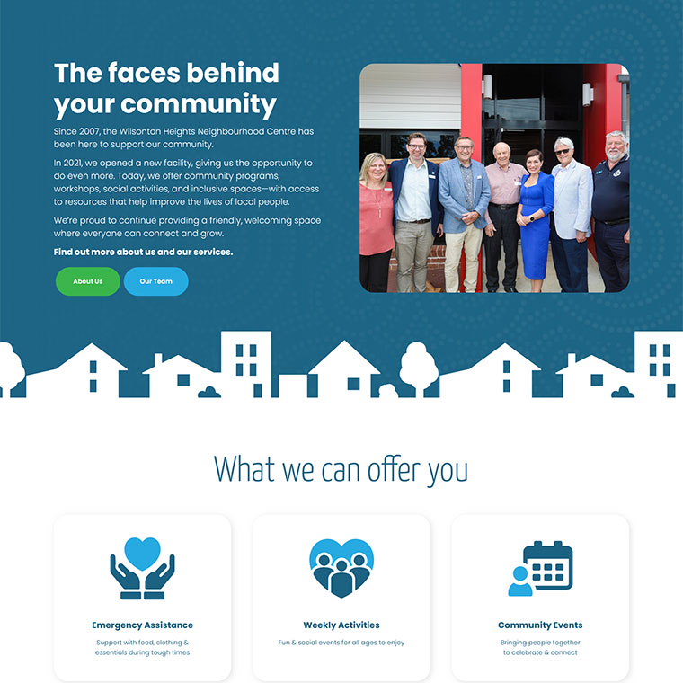 Wilsonton Heights Neighbourhood Centre - Website